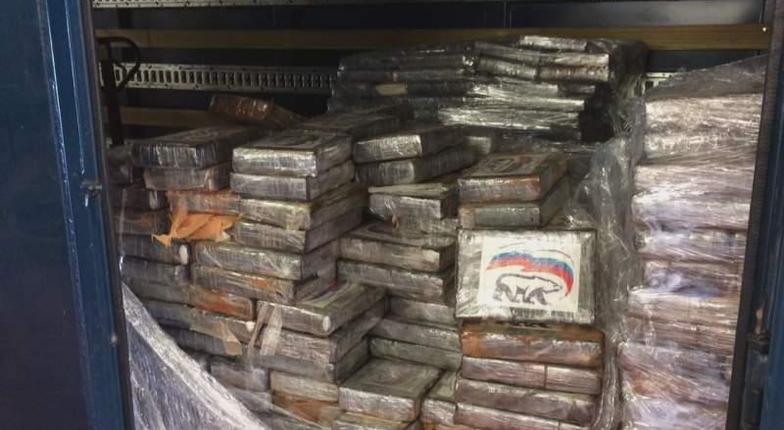 В Бельгии задержаны 2 тонны кокаина с логотипом партии Путина